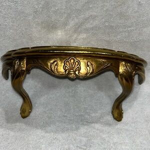 Wall Shelf Bed Crown Gold Burwood Vintage Hollywood Regency Mid-Century